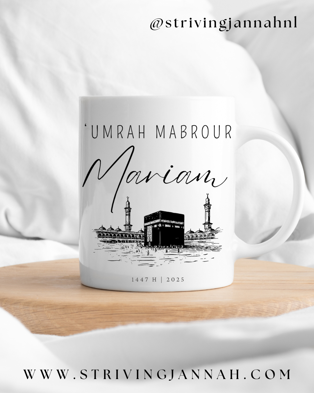 Gepersonaliseerde hadj of 'Umrah mok met naam