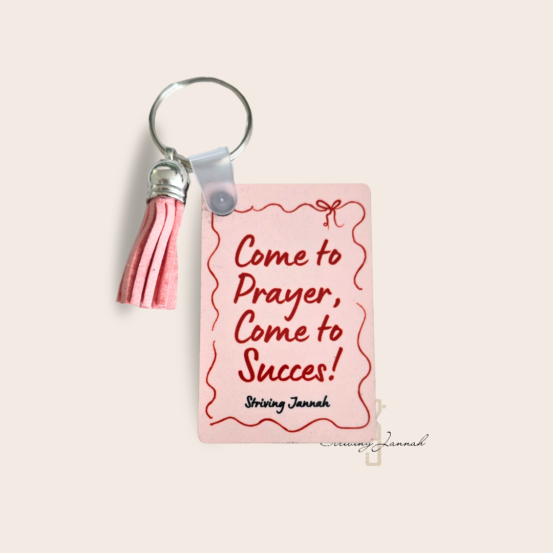 Sleutelhanger Come to Prayer, Come to Succes