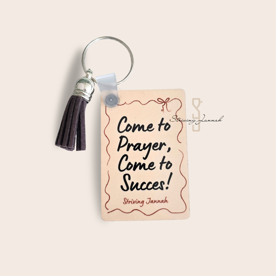 Sleutelhanger Come to Prayer, Come to Succes