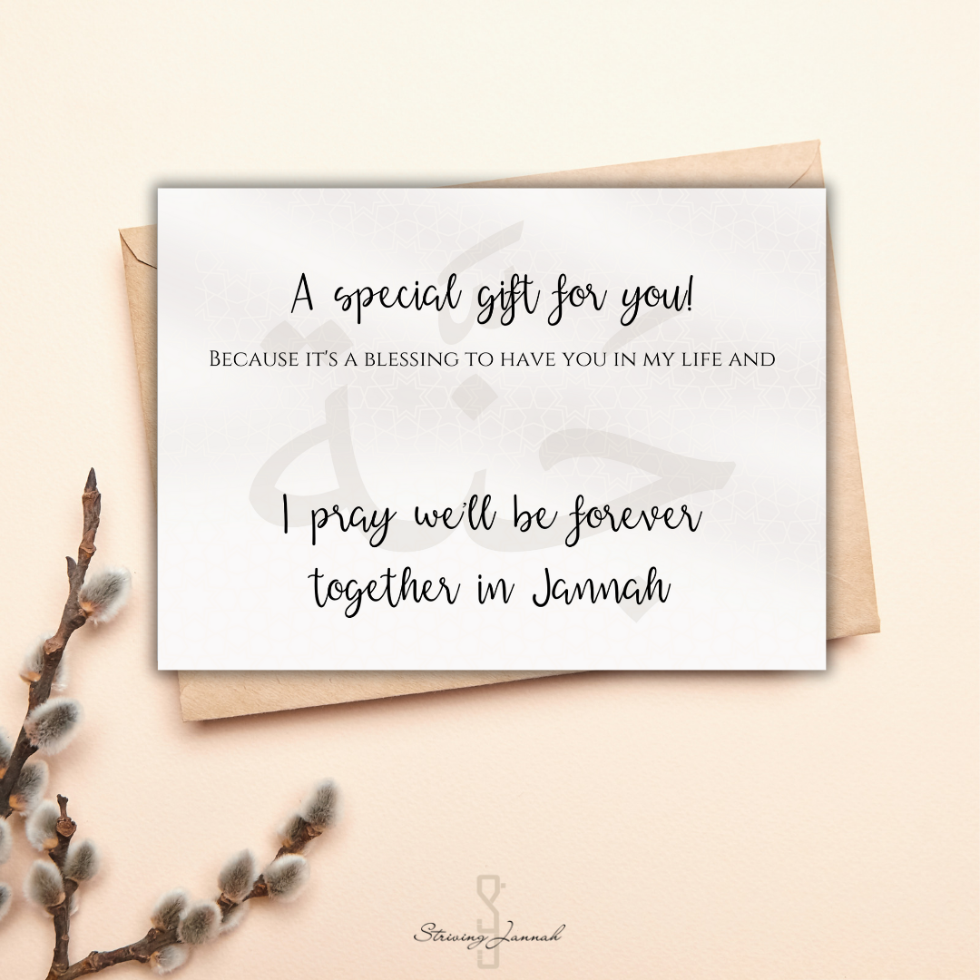 A special gift for you - kaart