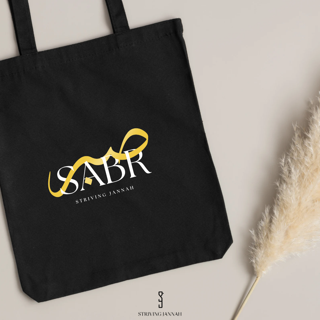 Striving Jannah totebag sabr islamitische tas geduld