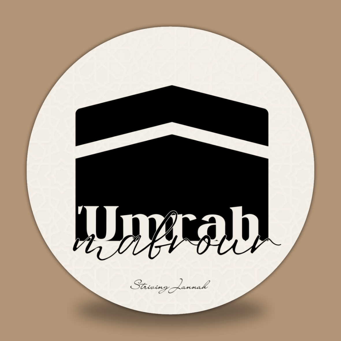Striving Jannah umrah umra oemrah mabrour mabrur mabroura sticker zamzam