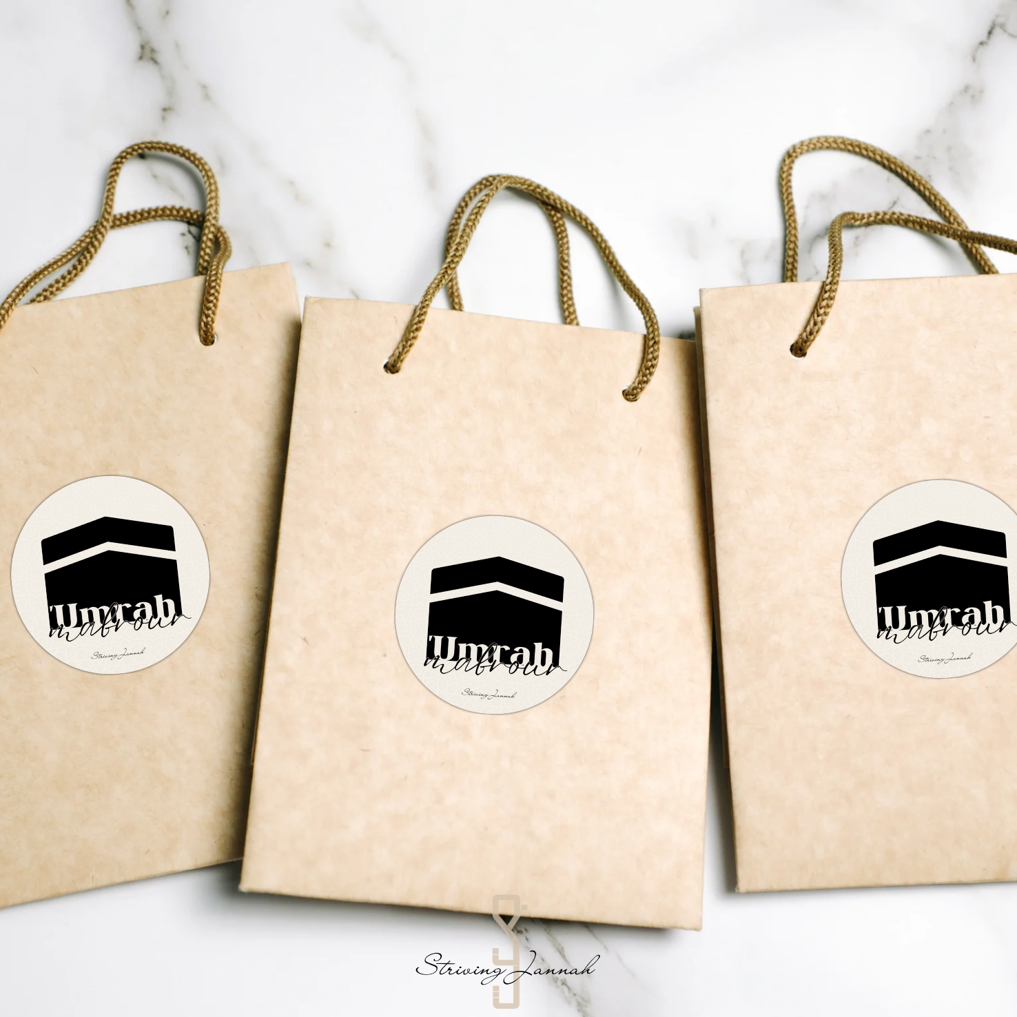 Striving Jannah umrah umra oemrah mabrour mabrur mabroura sticker zamzam