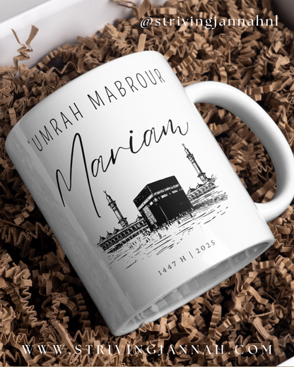 Gepersonaliseerde hadj of 'Umrah mok met naam