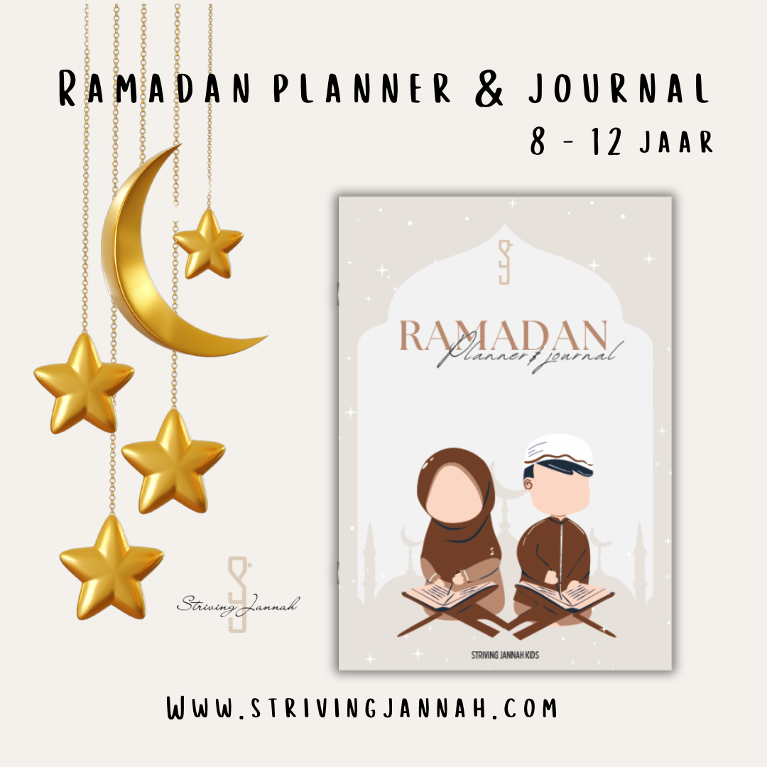 Ramadan planner & journal kinderen 8-12 jaar