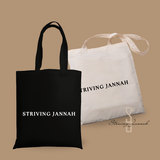 Striving Jannah totebag