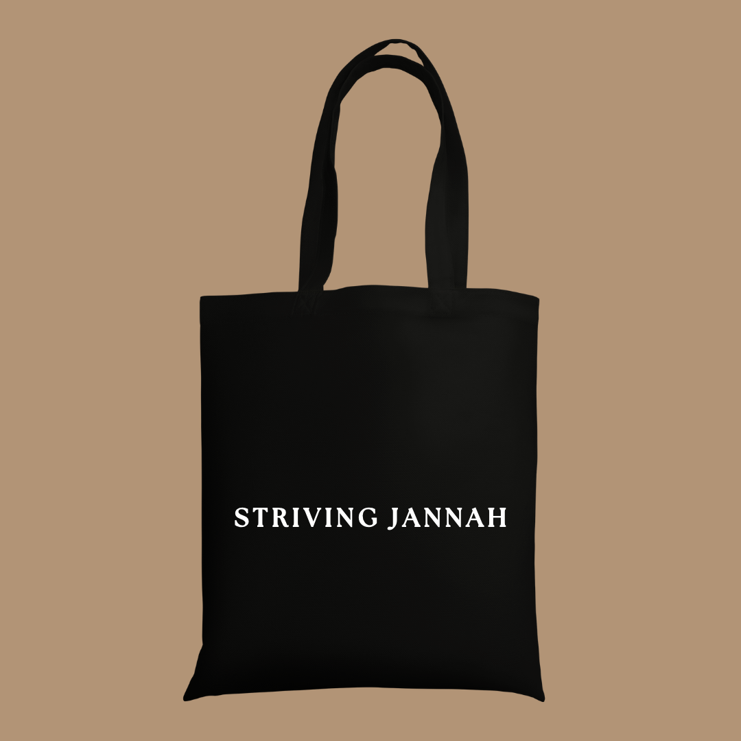 Striving Jannah totebag