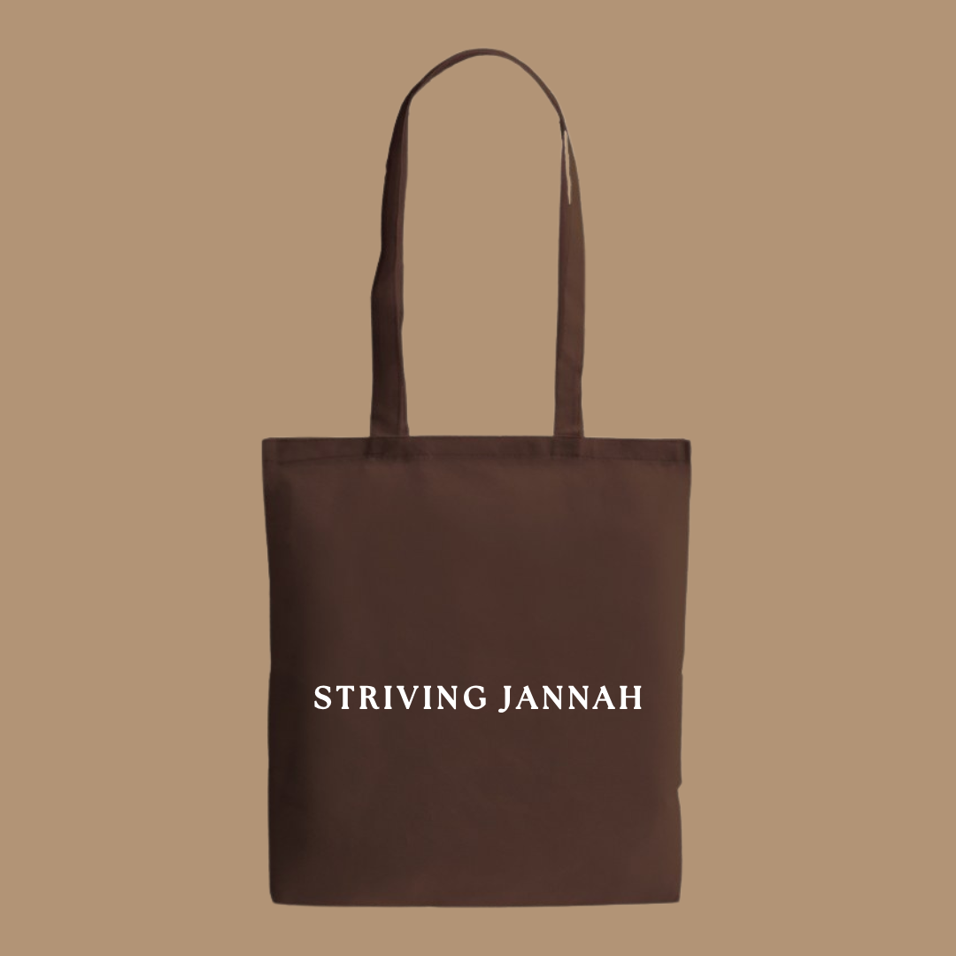 Striving Jannah totebag