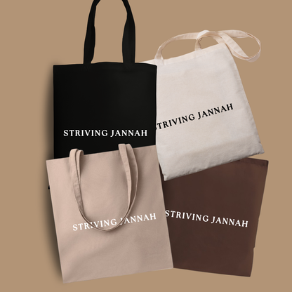 Striving Jannah totebag