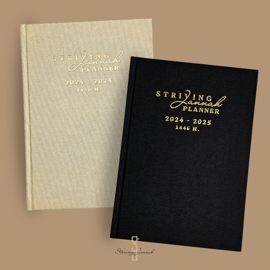 Striving Jannah planner 2024-2025 | 1446h