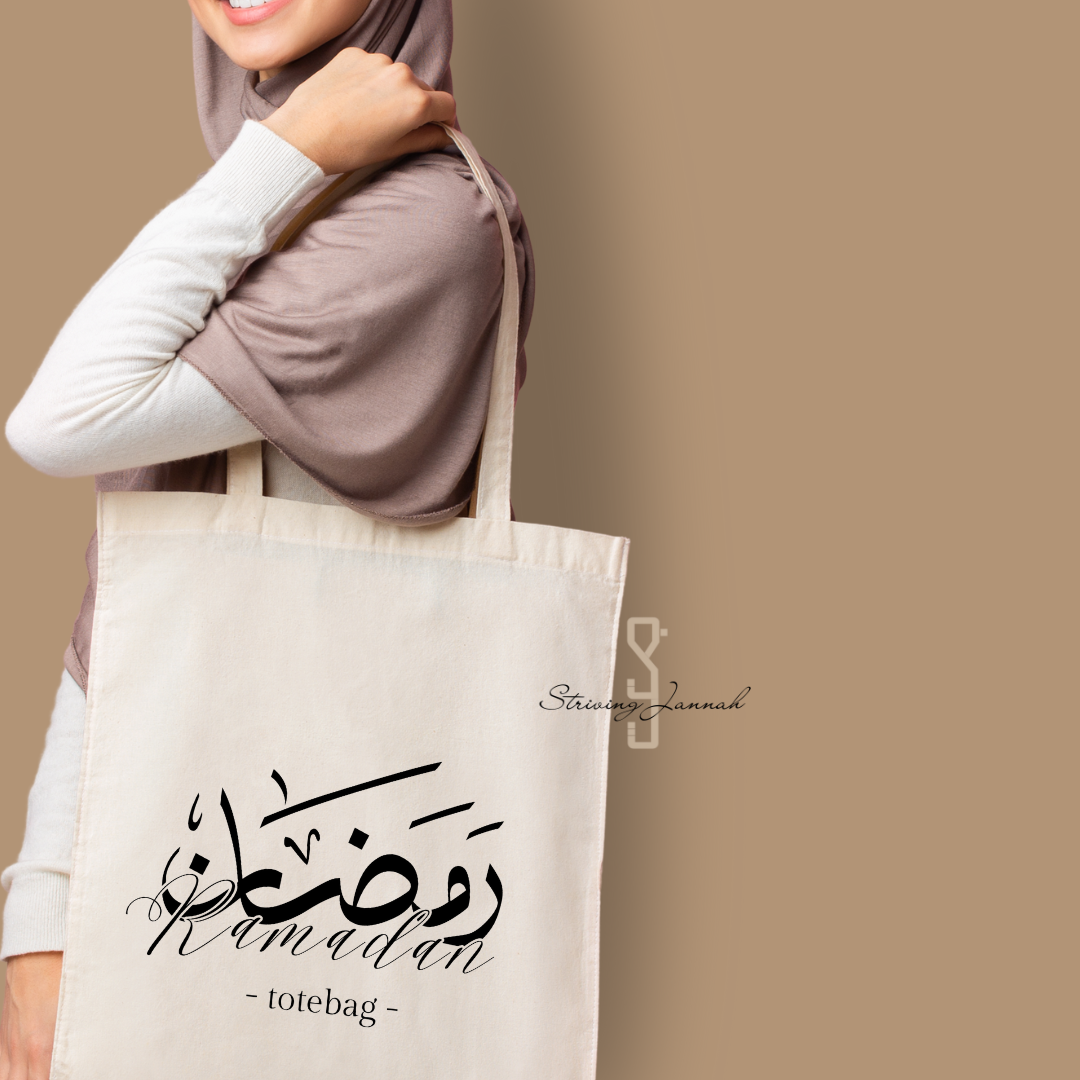 Ramadan totebag voor zusters moslima's en broeders moslim