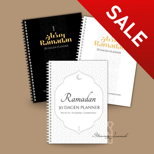 Ramadan 30 dagen planner Wire-O Op=Op