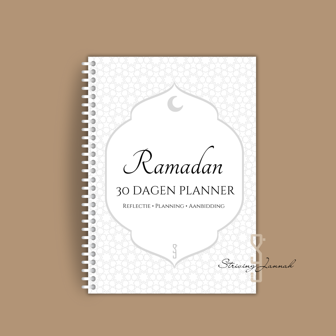 Ramadan 30 dagen planner Wire-O Op=Op