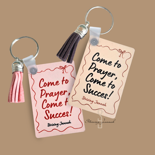Sleutelhanger Come to Prayer, Come to Succes