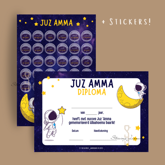 Striving Jannah juz amma tracker jongens cadeau moslim jongen