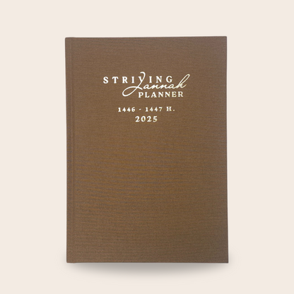 Striving Jannah Islamitische planner 2025 | 1446 - 1447 h