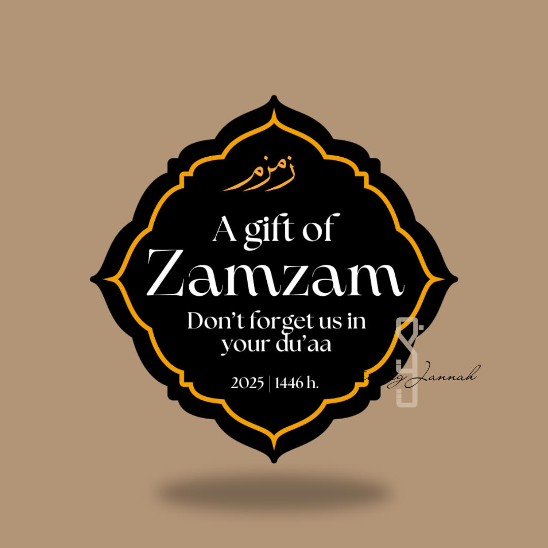 Striving jannah umrah sticker zamzam hadj