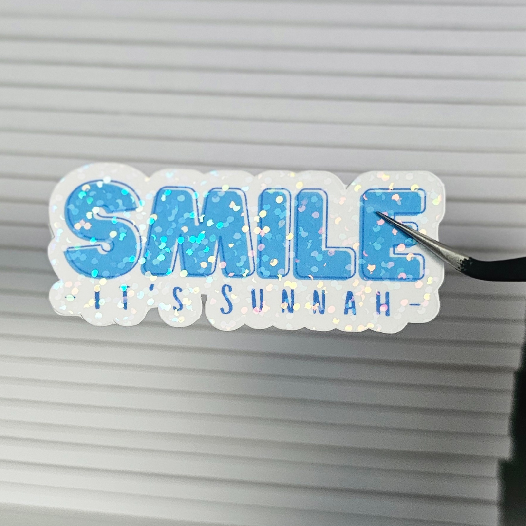 Vinyl sticker "Smile, it's sunnah"