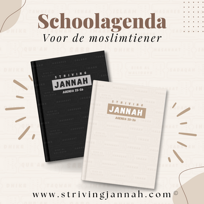 Striving Jannah Schoolagenda 2025-2026 | 1447 h.