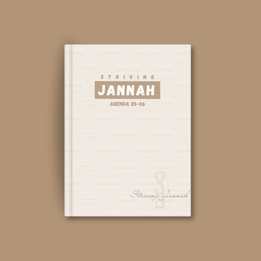Striving Jannah Schoolagenda 2025-2026 | 1447 h.